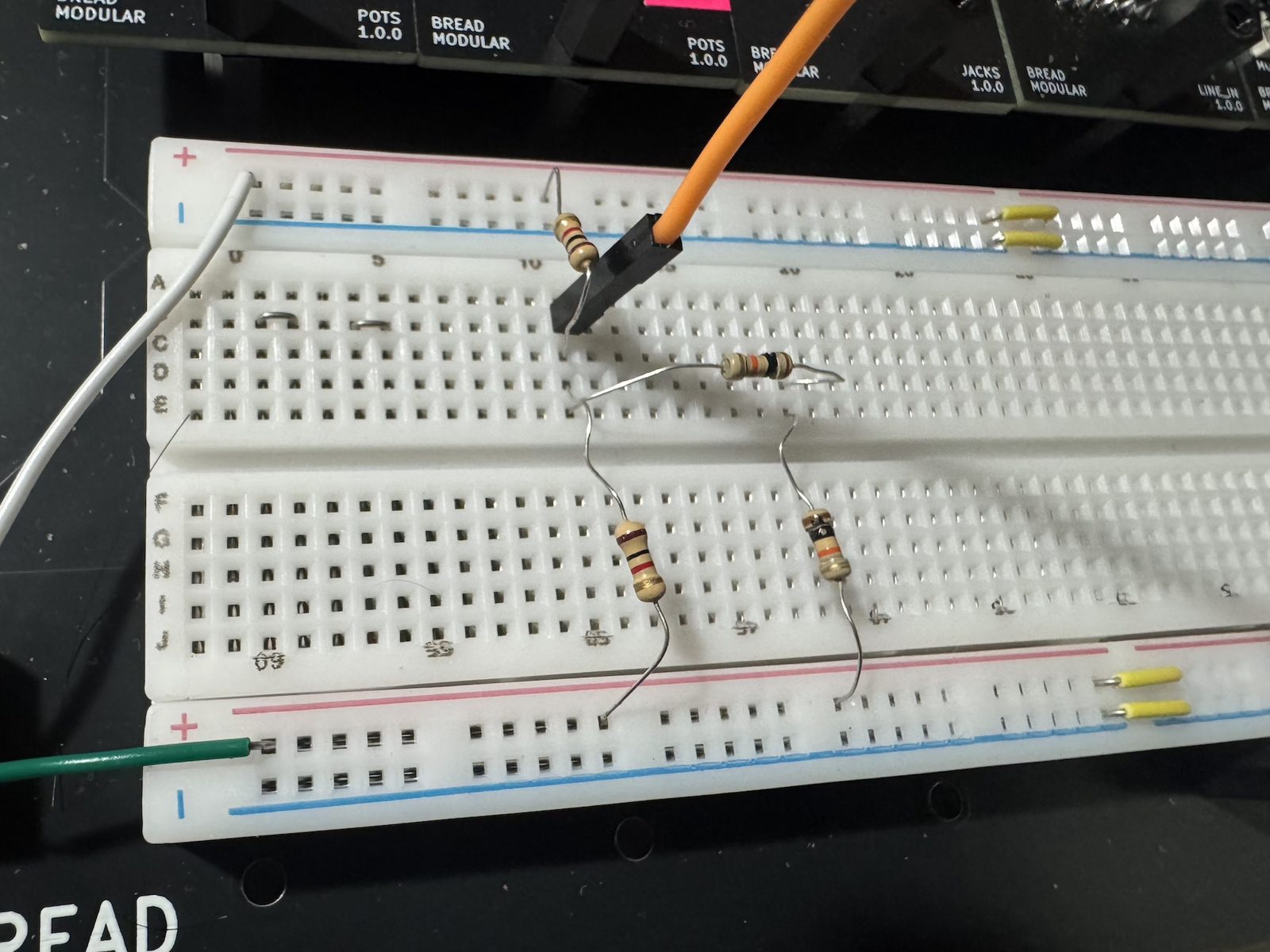 Cascading with a 10k divider
