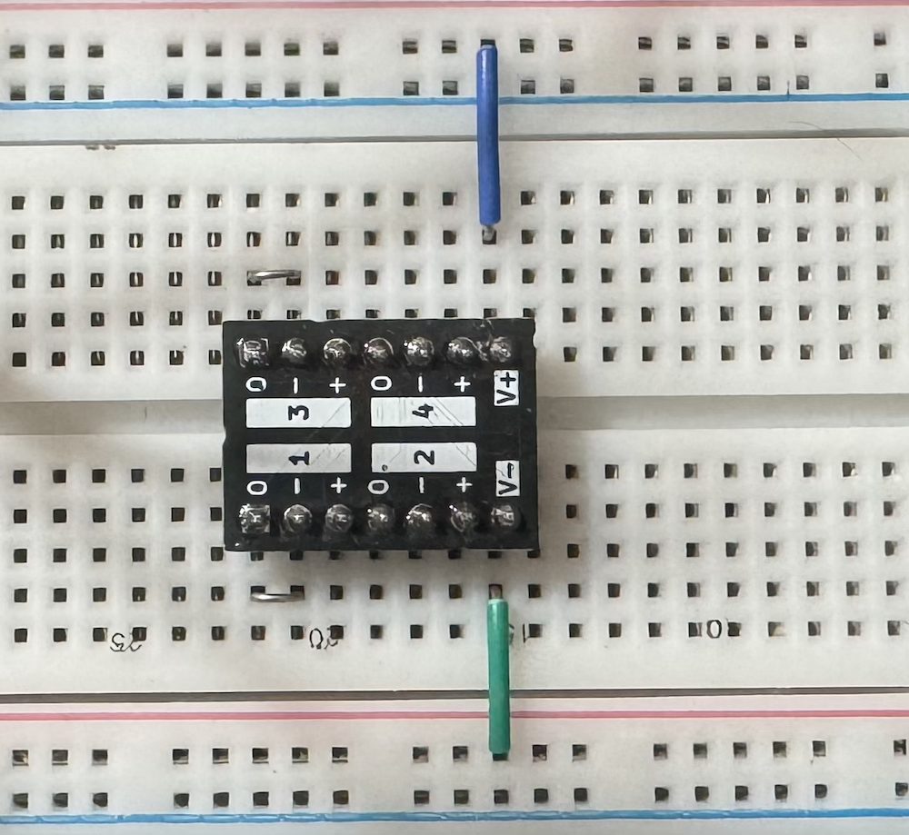 Opamps wired as buffers
