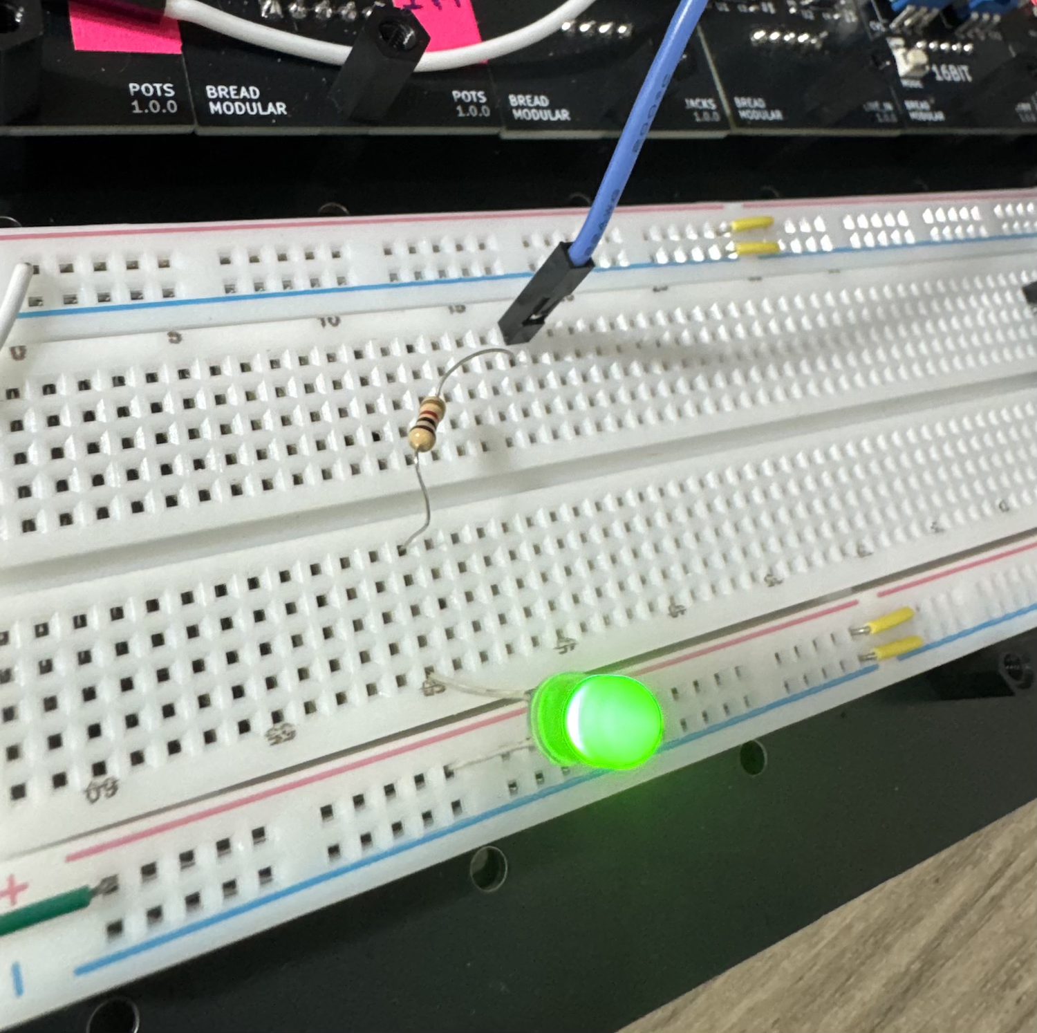 Driving an LED with a pulse
