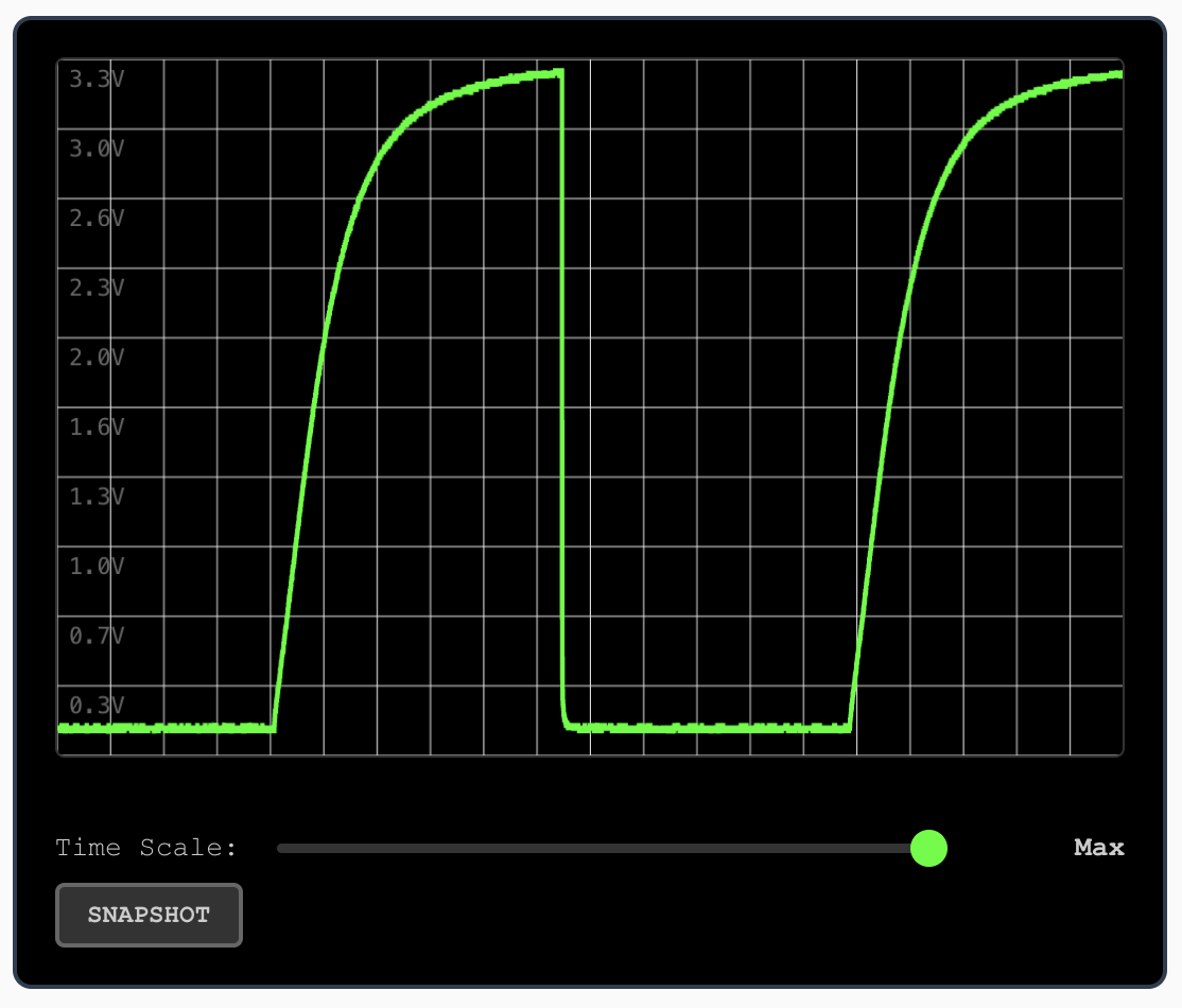 Voltage across the Vactrol's resistor side
