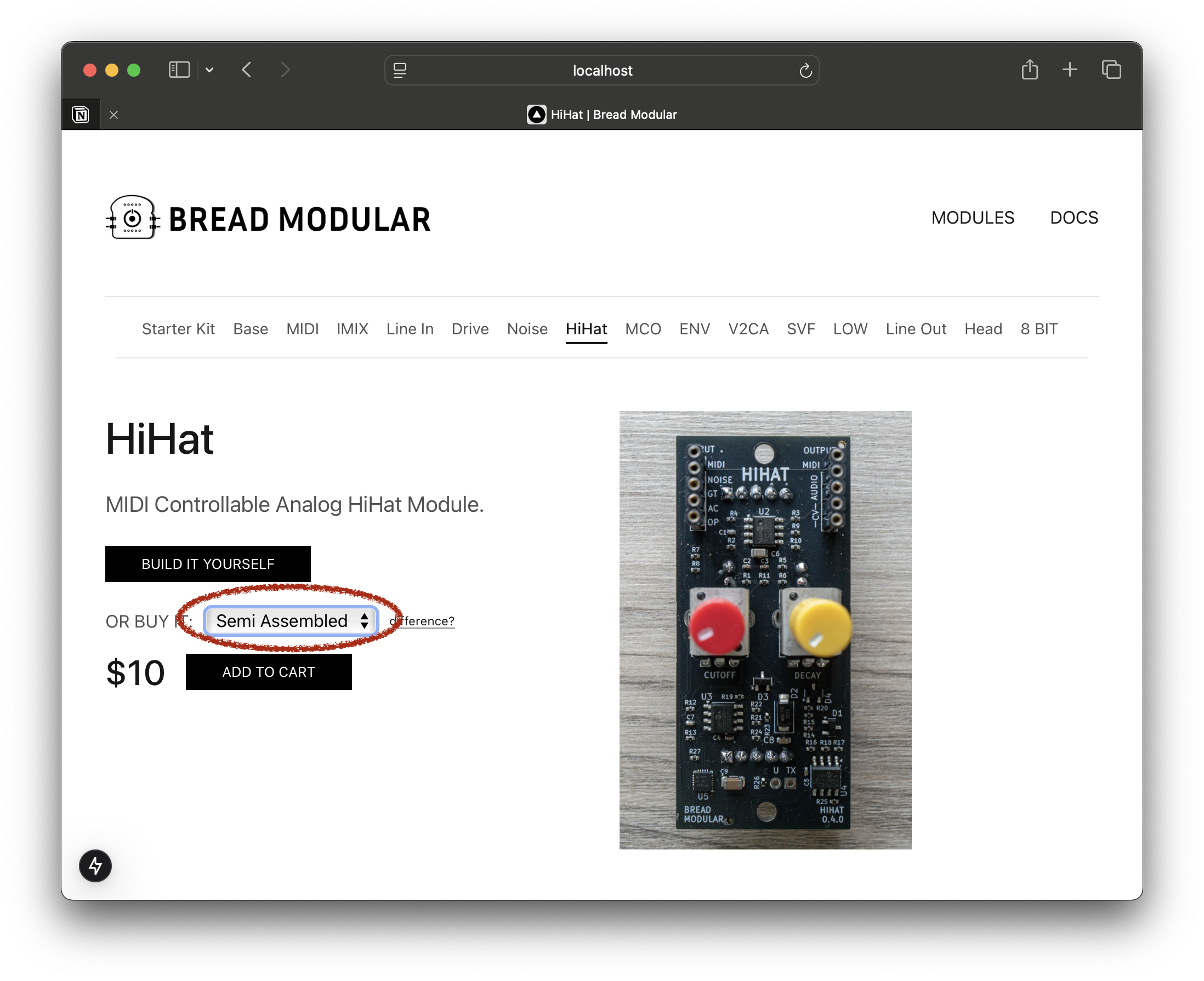 How to buy semi-assembled modules